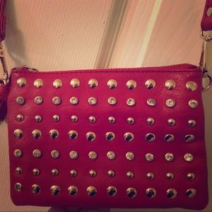 Red hot Charming Charlie purse.